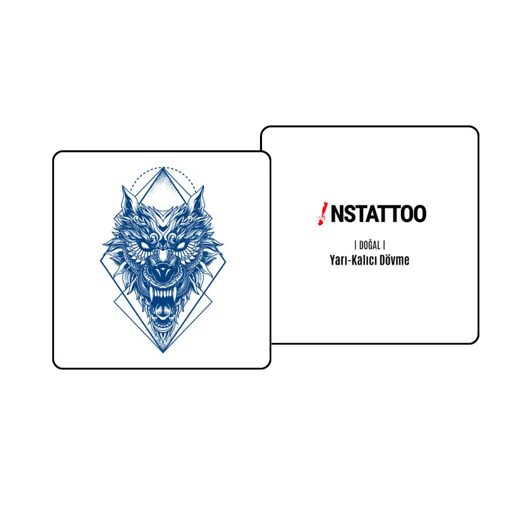 Bozkurt - Yarı Kalıcı Dövme - instattoo