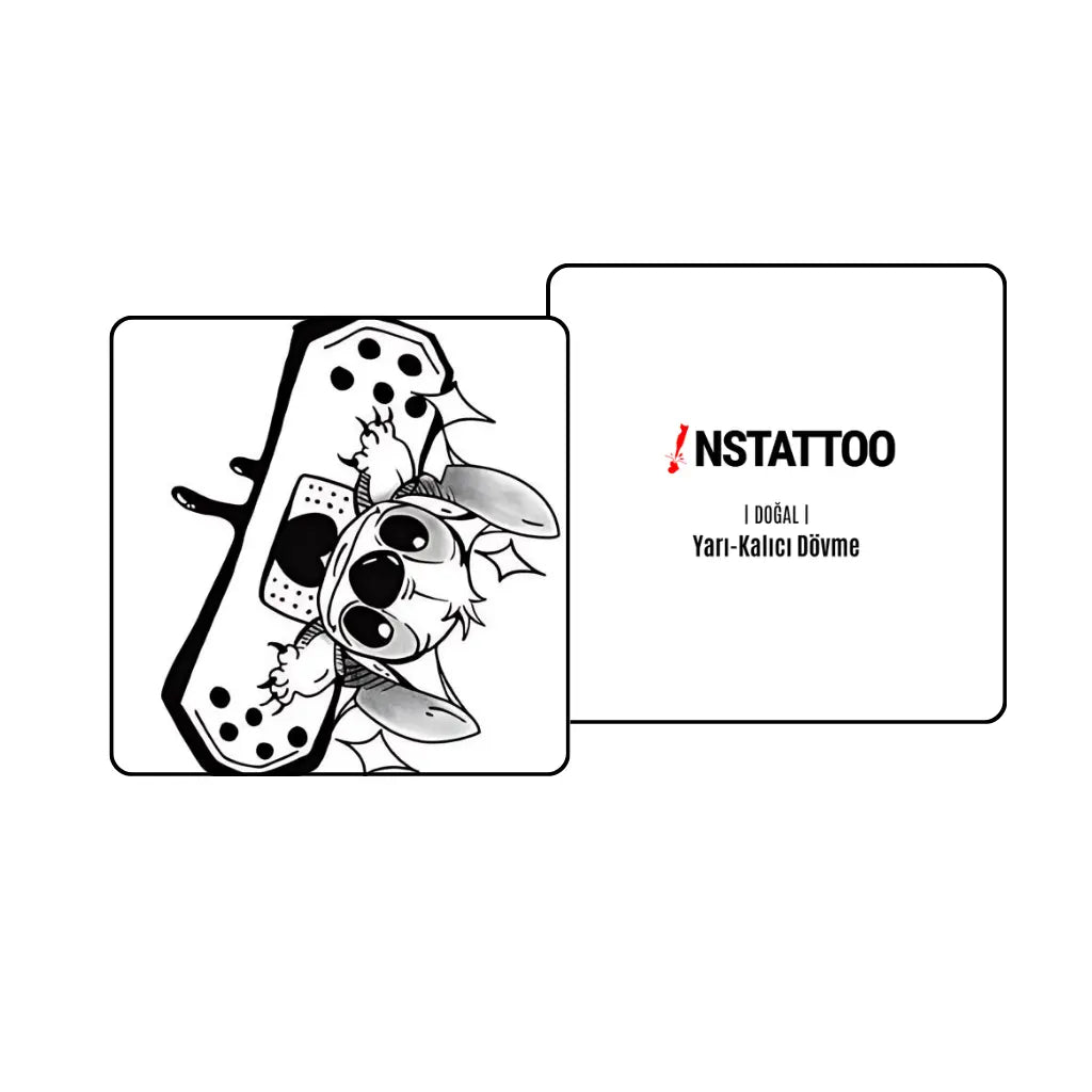 Stitch Bant - Yarı Kalıcı Dövme - instattoo