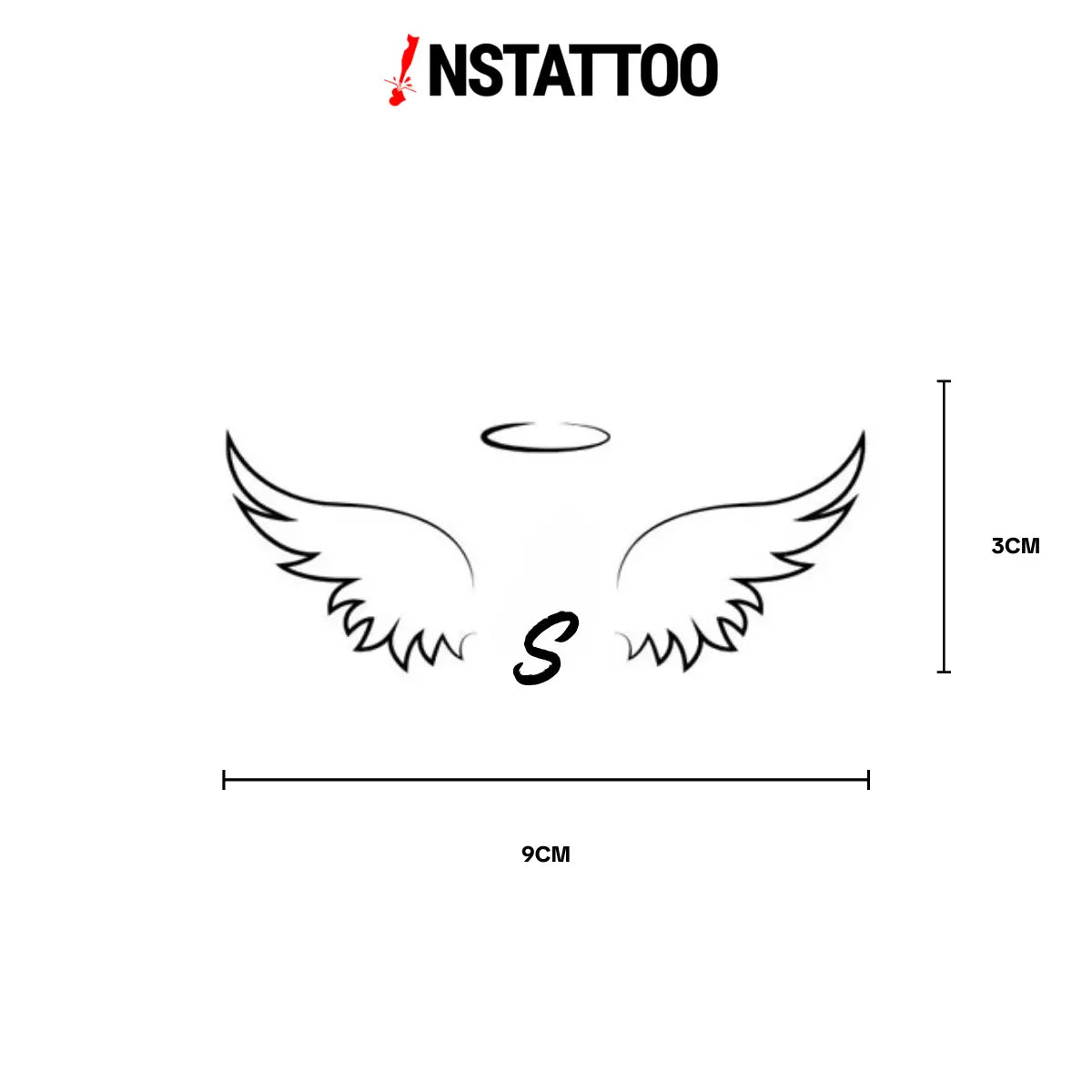 (İsme Özel) Angelet - Yarı Kalıcı Dövme