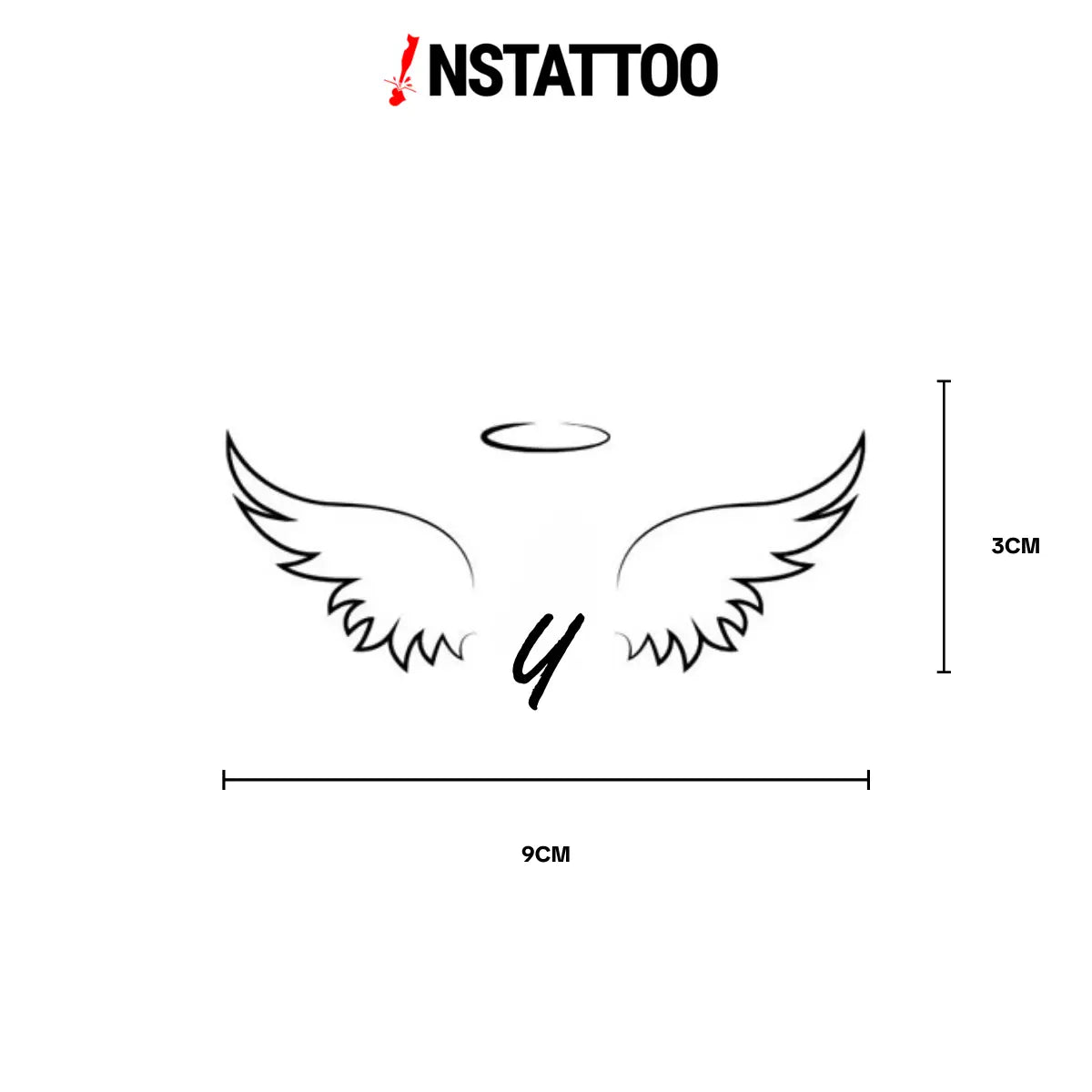 (İsme Özel) Angelet - Yarı Kalıcı Dövme