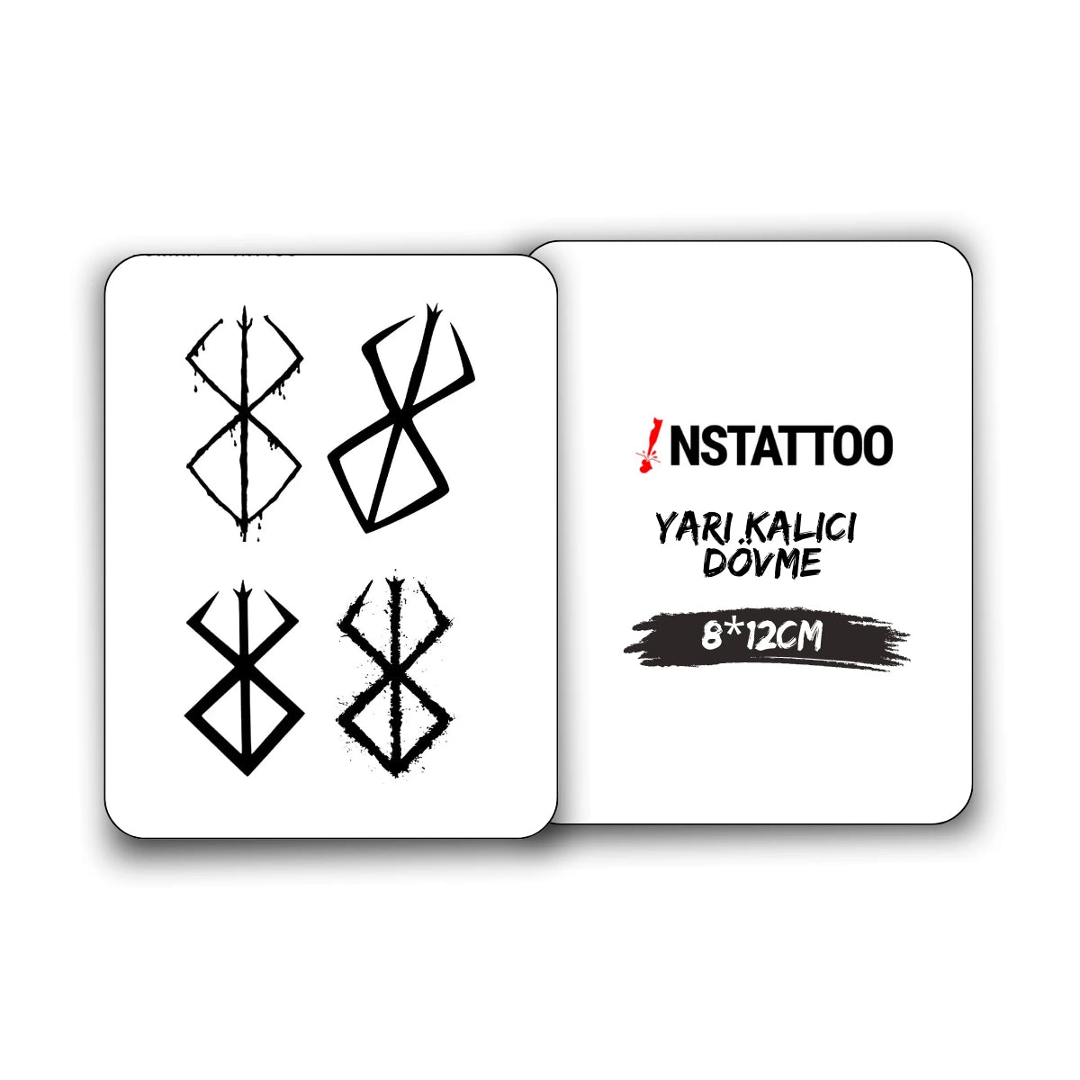 (Özel Tasarım) Berserk - Yarı Kalıcı Dövme