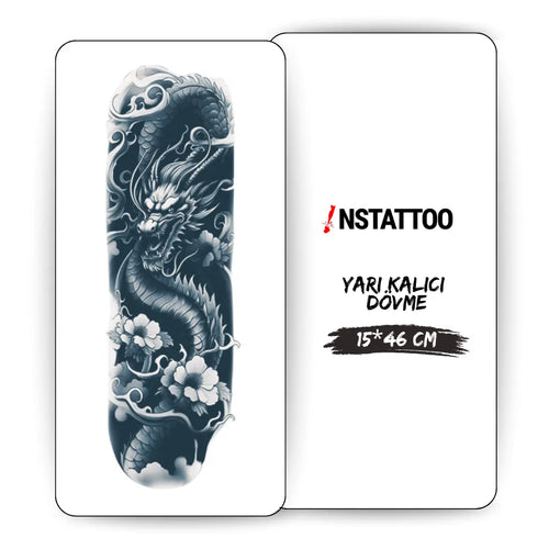 (Tüm Kol Kaplama) Kulong - Yarı Kalıcı Dövme