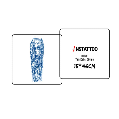 (Tüm Kol) Shashoni - Yarı Kalıcı Dövme