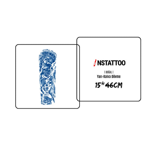 (Tüm Kol) Tempt - Yarı Kalıcı Dövme