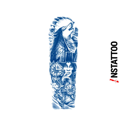 (Tüm Kol) Dired - Yarı Kalıcı Dövme