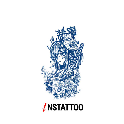 Oni - Yarı Kalıcı Dövme - instattoo
