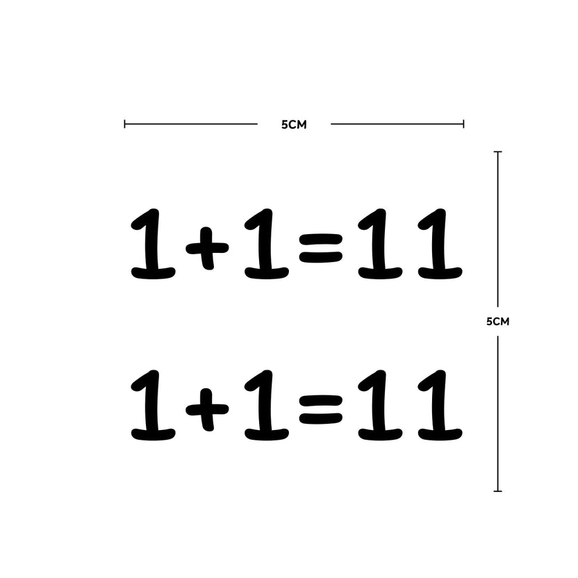 1+1