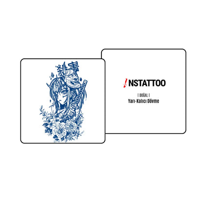 Oni - Yarı Kalıcı Dövme - instattoo