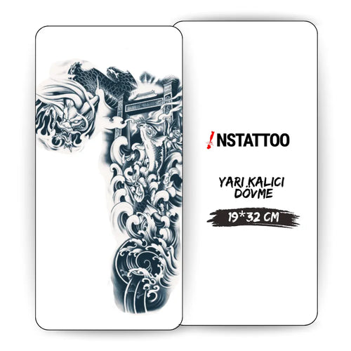 (Göğüs-Kol Kaplama) Susanoo - Yarı Kalıcı Dövme