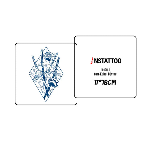 (OP) Luffy-Chopper-Kid - Yarı Kalıcı Dövme