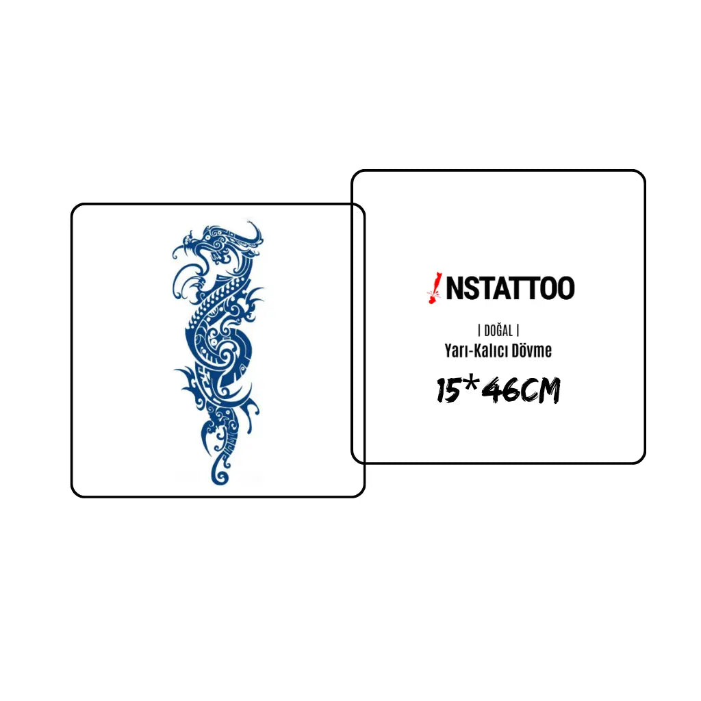 (Tüm Kol) Longshen - Yarı Kalıcı Dövme