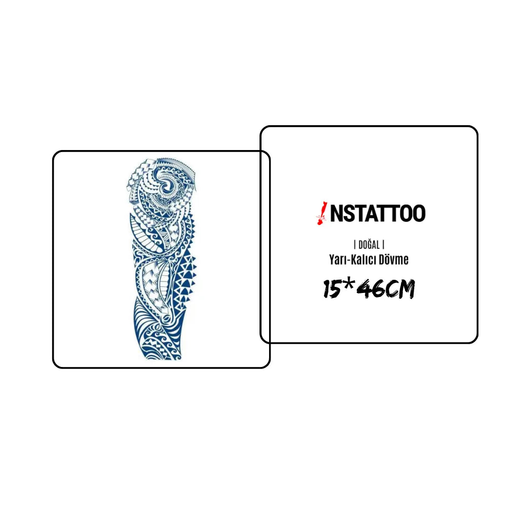 (Tüm Kol) Crust - Yarı Kalıcı Dövme