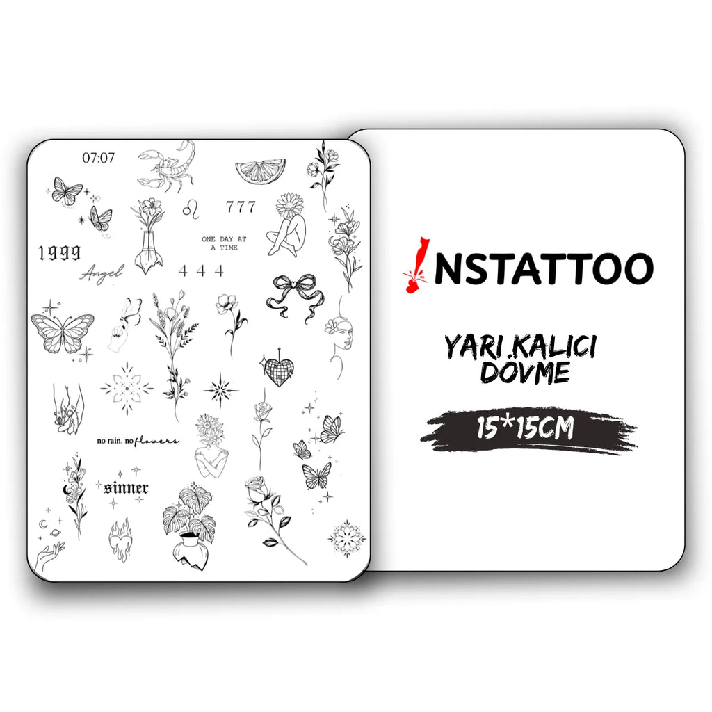 (Özel) 444 - Yarı Kalıcı Dövme