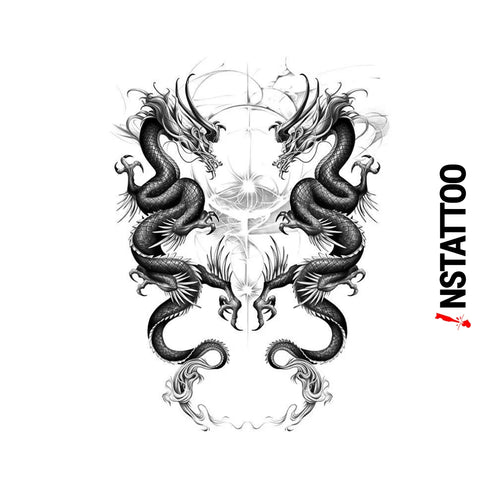 Draconic Unity - Yarı Kalıcı Dövme