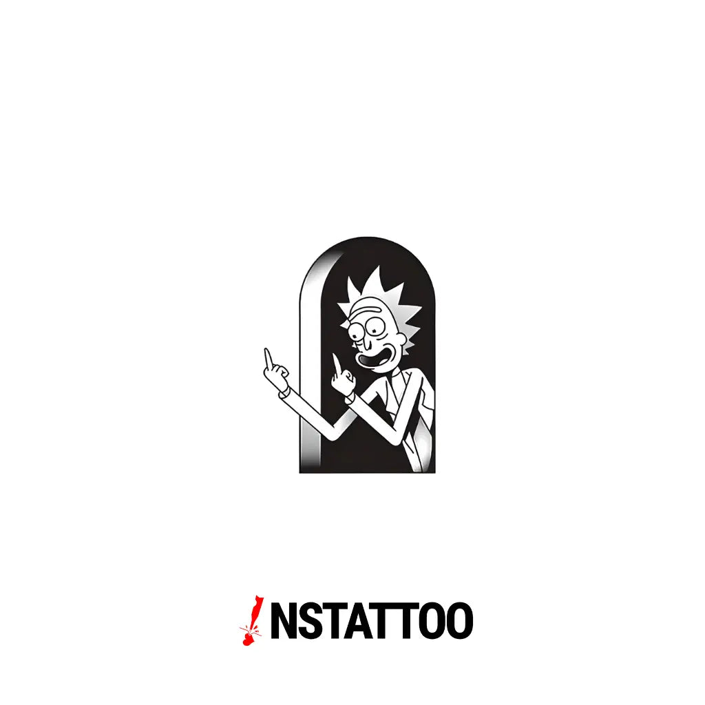 Rick - Yarı Kalıcı Dövme - instattoo