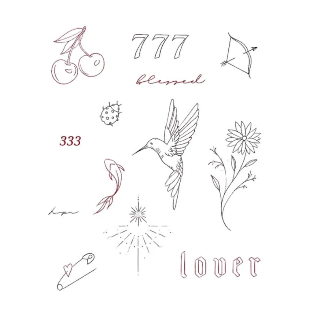 (Özel) 777 - Yarı Kalıcı Dövme