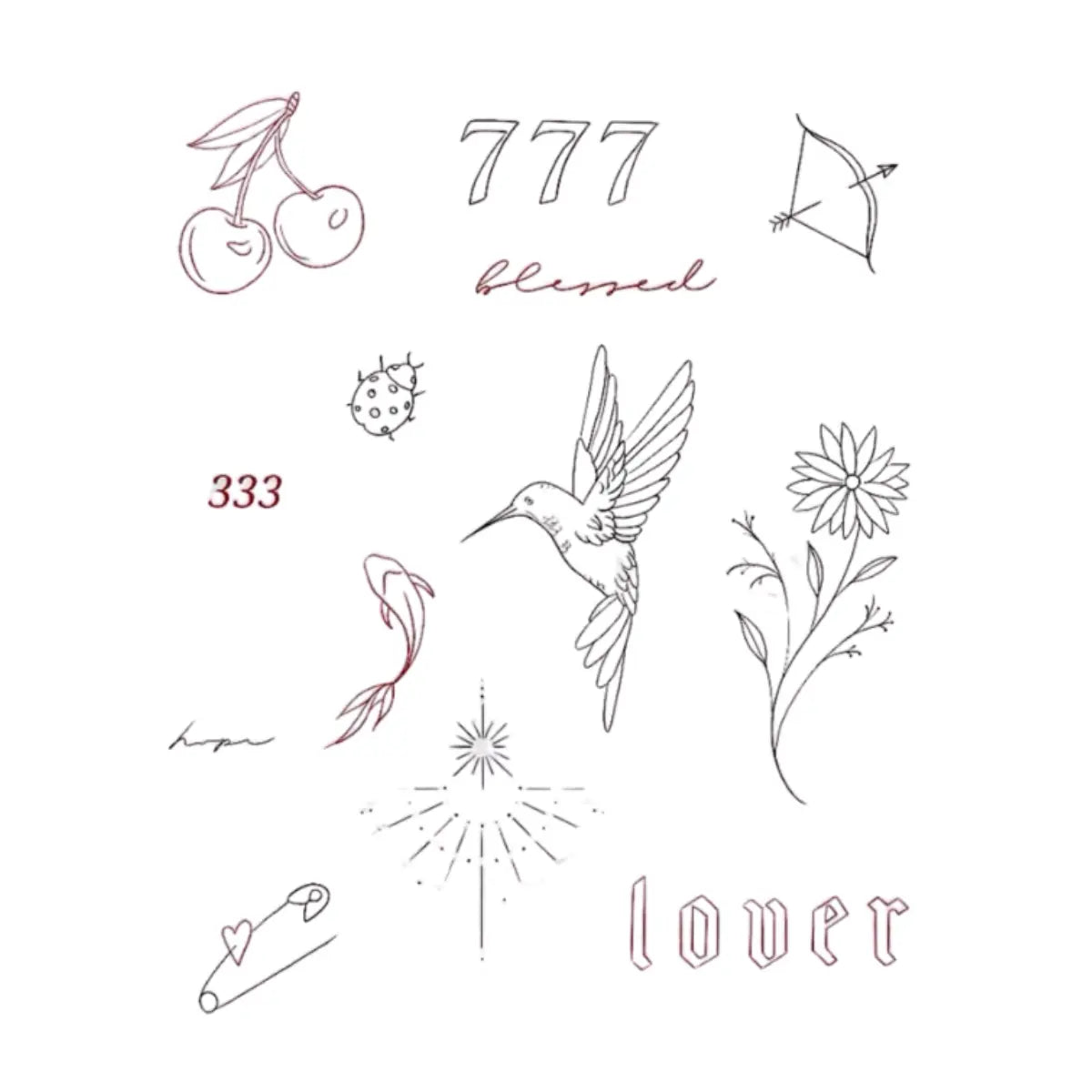 (Özel) 777 - Yarı Kalıcı Dövme