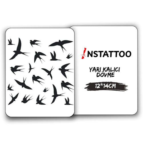 Birdie - Yarı Kalıcı Dövme