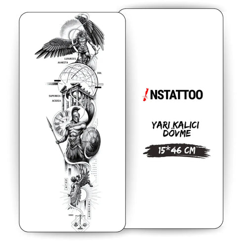 (Kol Kaplama) Chronicle V2- Yarı Kalıcı Dövme