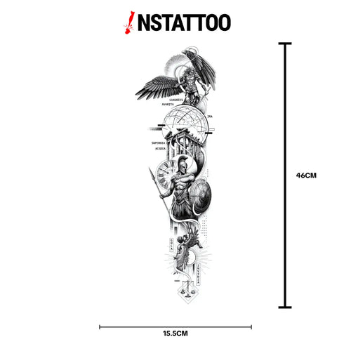 (Kol Kaplama) Chronicle V2- Yarı Kalıcı Dövme