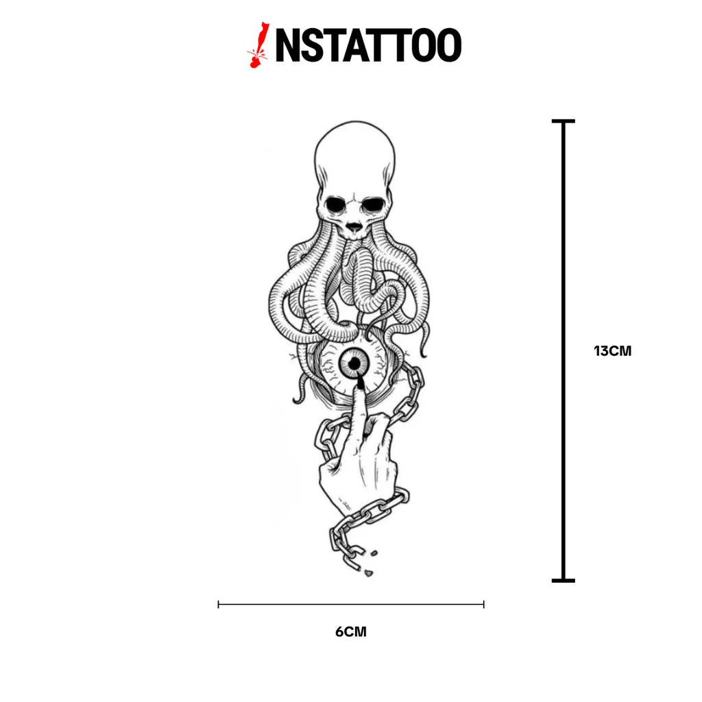 (Özel) Wicked - Yarı Kalıcı Dövme