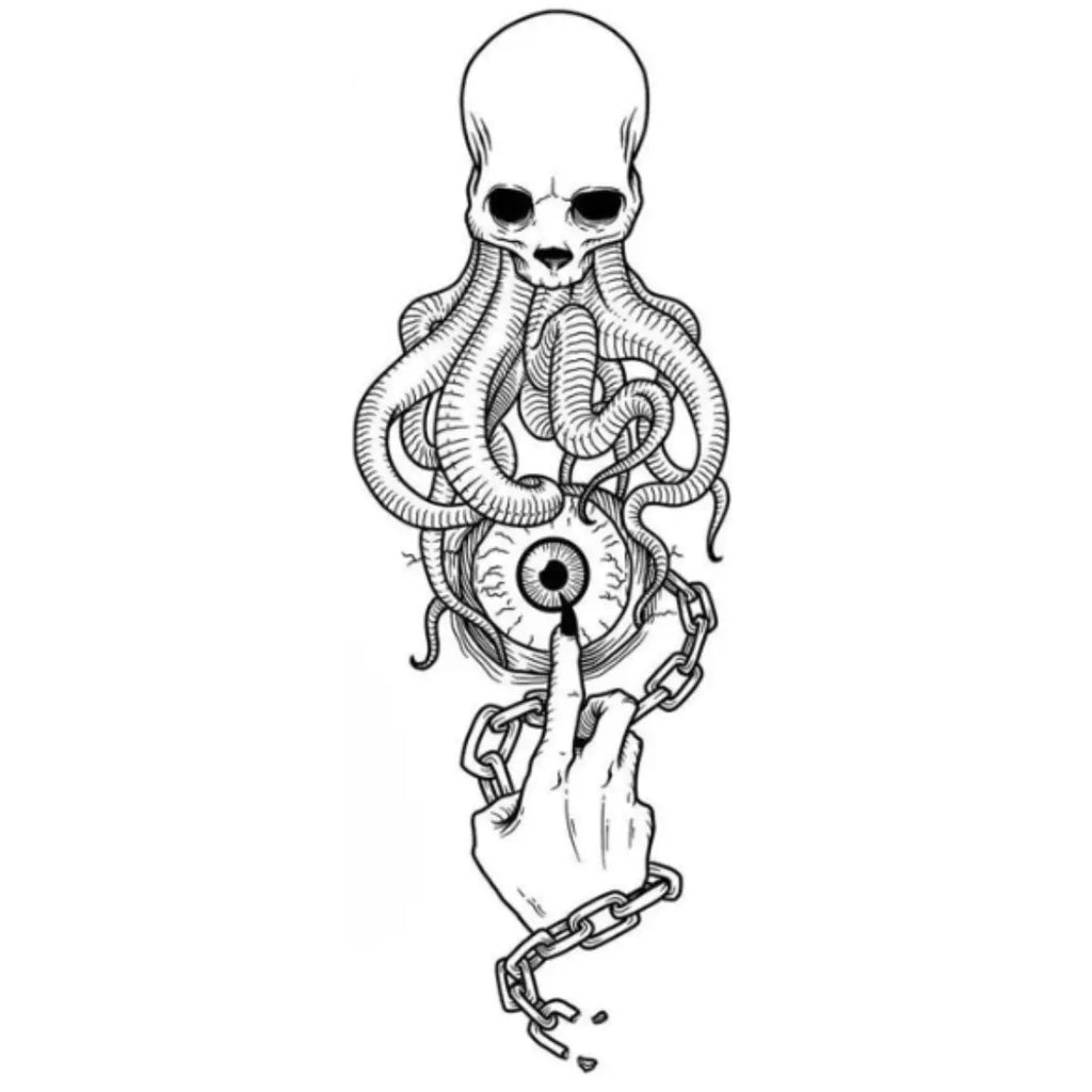 (Özel) Wicked - Yarı Kalıcı Dövme