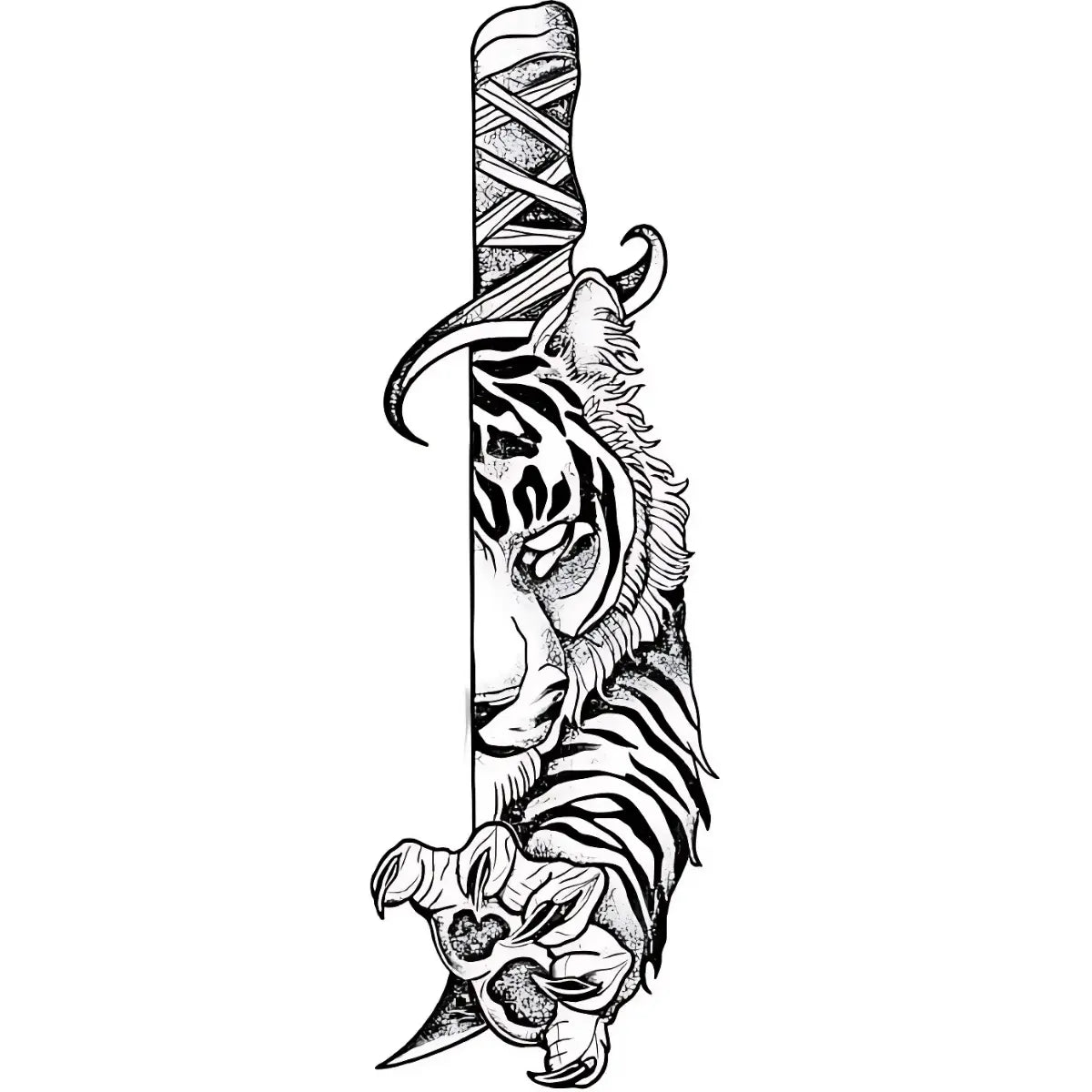 (Özel) Claw - Yarı Kalıcı Dövme