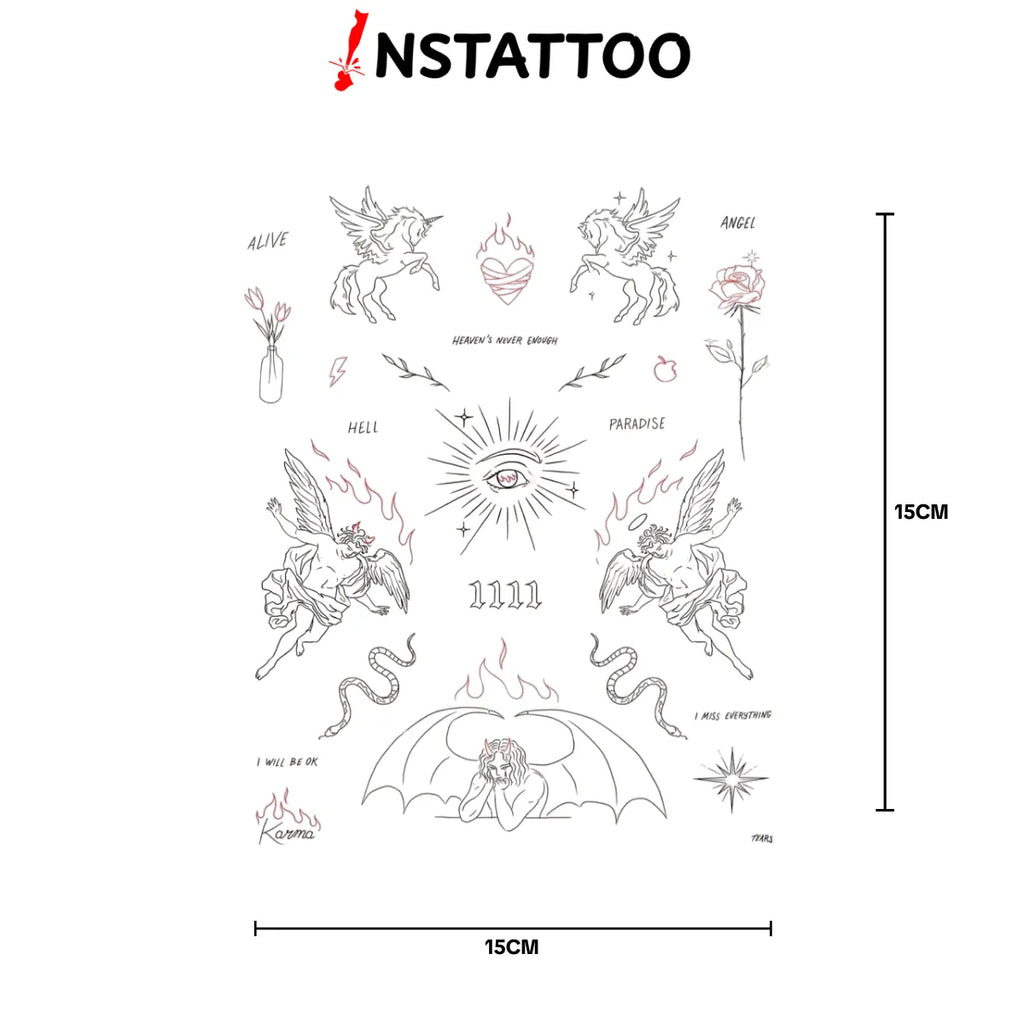 (Özel) Demonic - Yarı Kalıcı Dövme