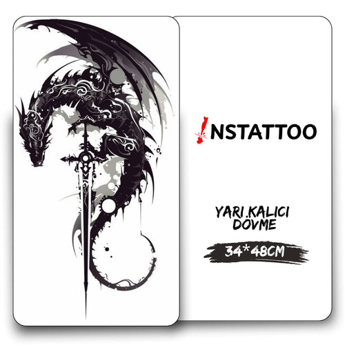 (Özel) Drakmon - Yarı Kalıcı Dövme