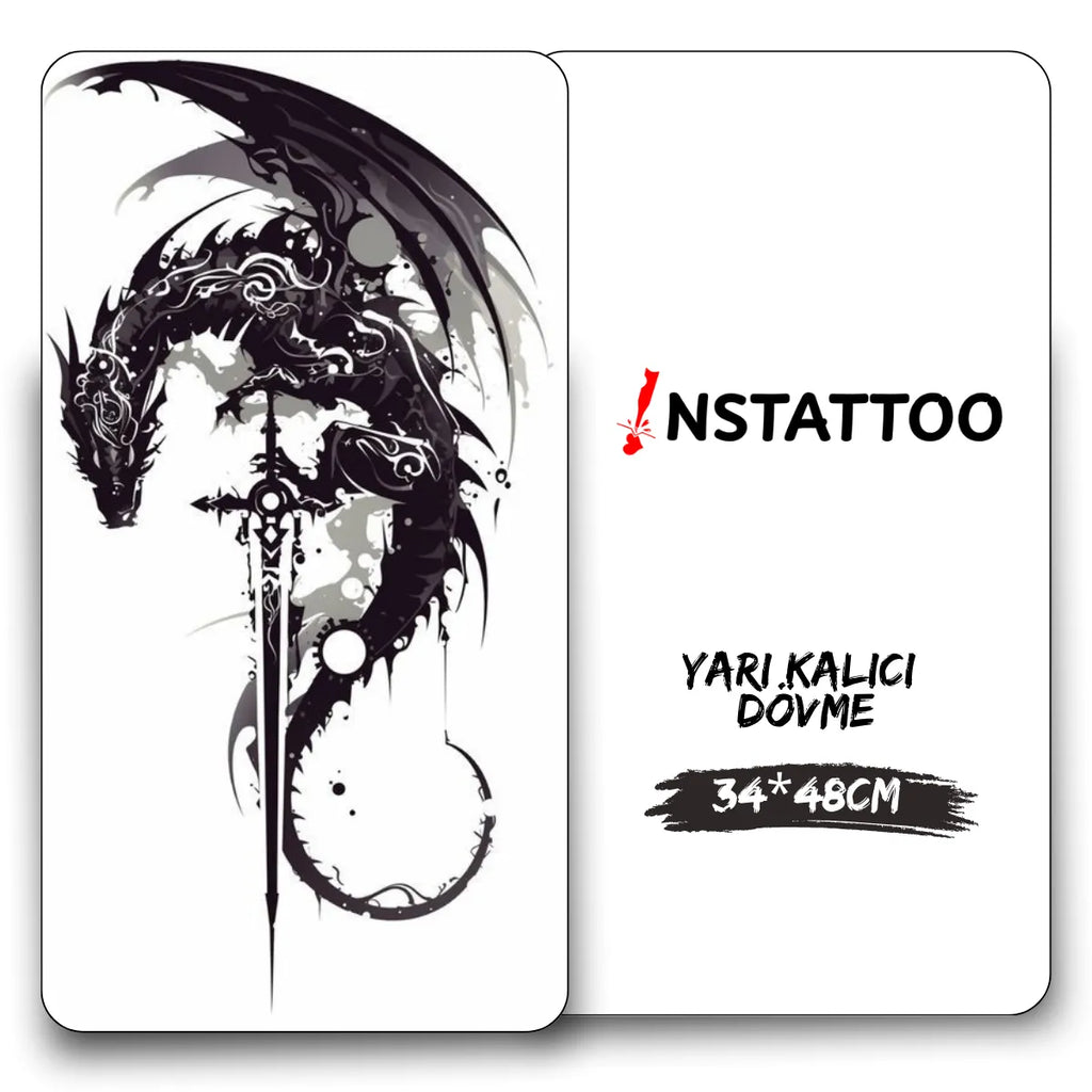 (Özel) Drakmon - Yarı Kalıcı Dövme