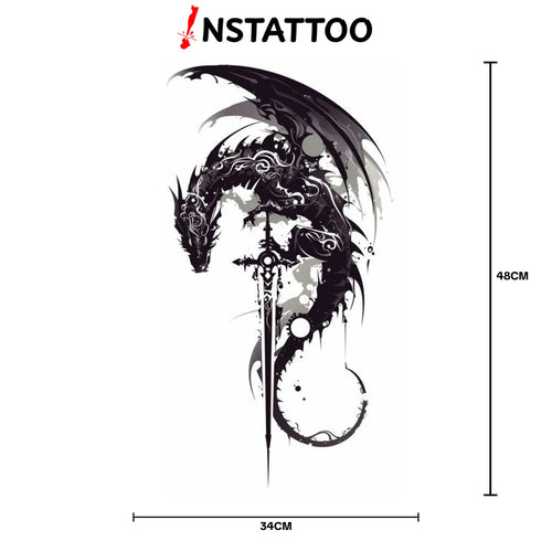 (Özel) Drakmon - Yarı Kalıcı Dövme