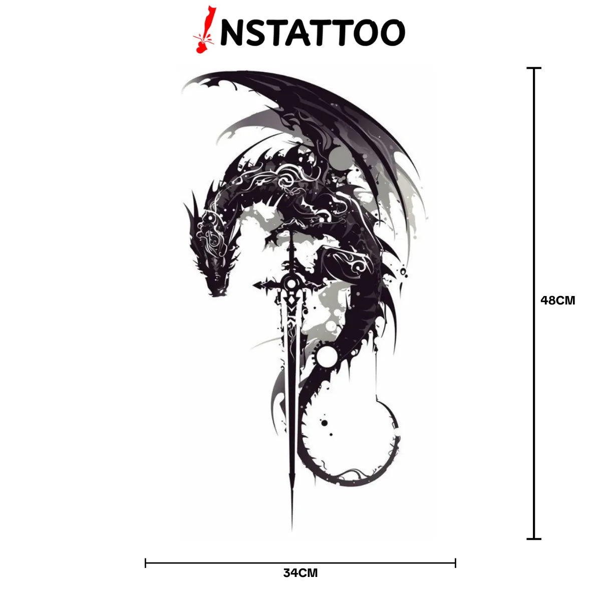 (Özel) Drakmon - Yarı Kalıcı Dövme