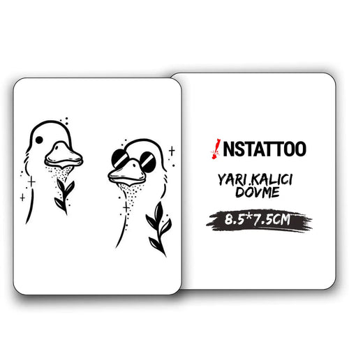 (Özel) Duckies Couple - Yarı Kalıcı Dövme