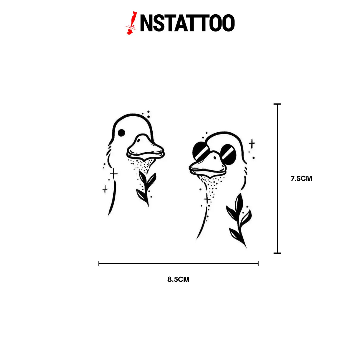(Özel) Duckies Couple - Yarı Kalıcı Dövme