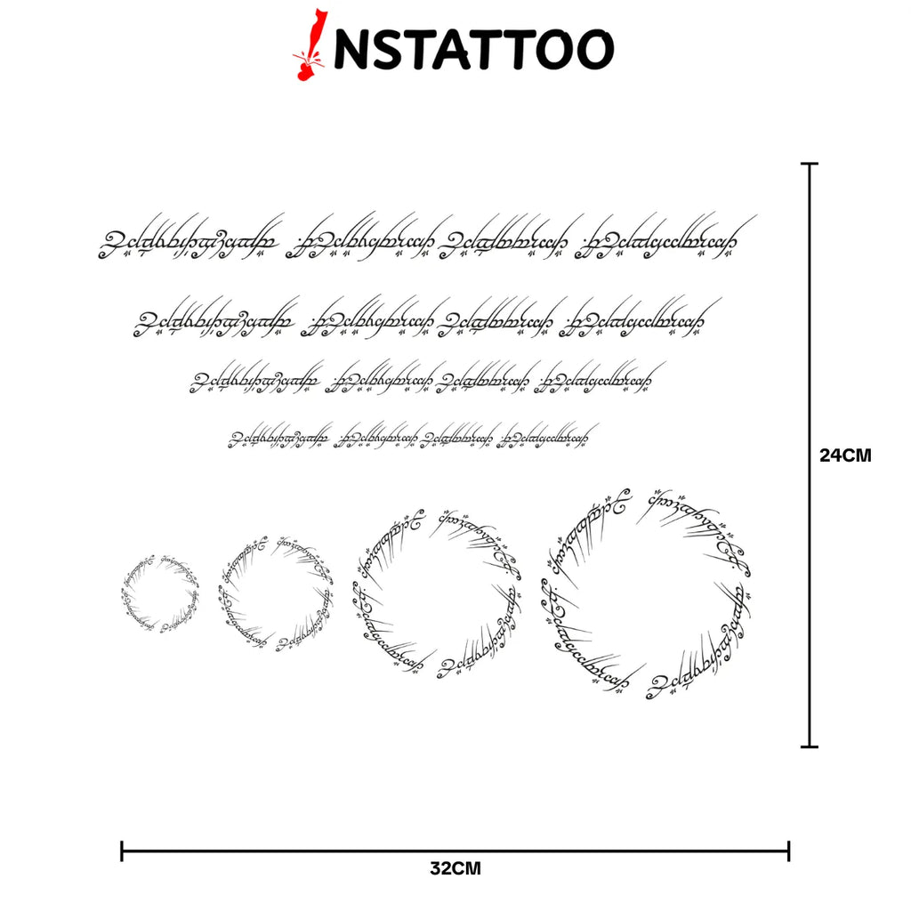 (Özel) Elvish - Yarı Kalıcı Dövme