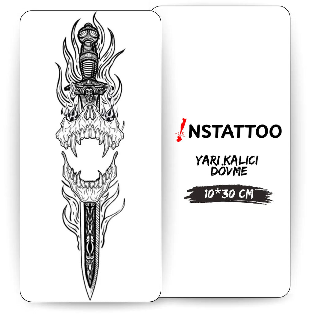 (Özel) Fang - Yarı Kalıcı Dövme