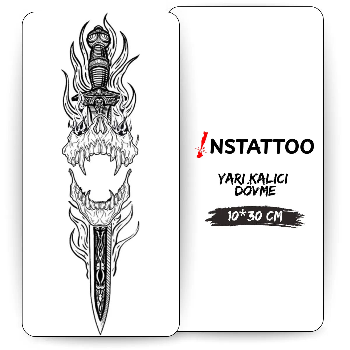 (Özel) Fang - Yarı Kalıcı Dövme