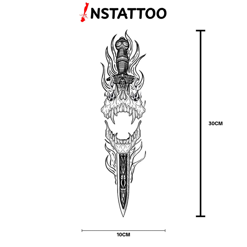 (Özel) Fang - Yarı Kalıcı Dövme