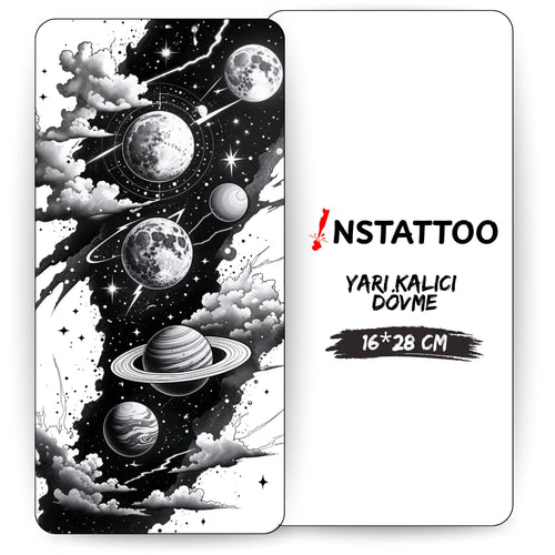 (Özel) Galaxy - Yarı Kalıcı Dövme