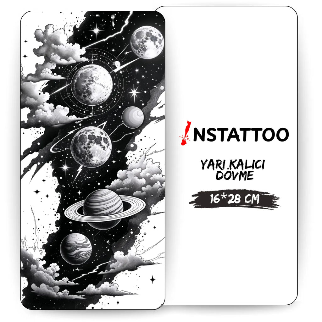 (Özel) Galaxy - Yarı Kalıcı Dövme