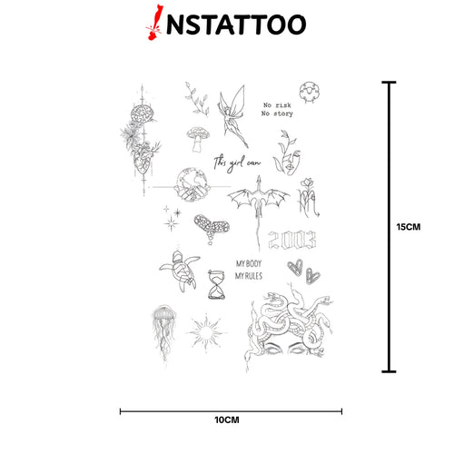 (Özel) Kararsızım Paketi 4 - Yarı Kalıcı Dövme