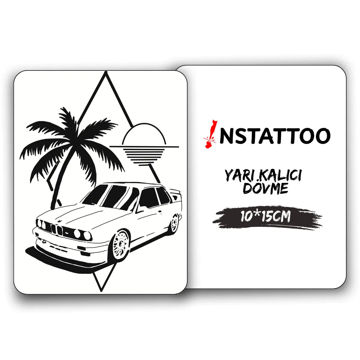 (Özel) Malibu - Yarı Kalıcı Dövme