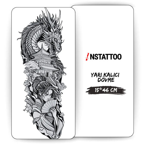 (Kol Kaplama) Shogun - Yarı Kalıcı Dövme