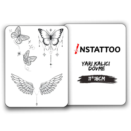 (4 Dövme) Tatlı Paketi IV - Yarı Kalıcı Dövme