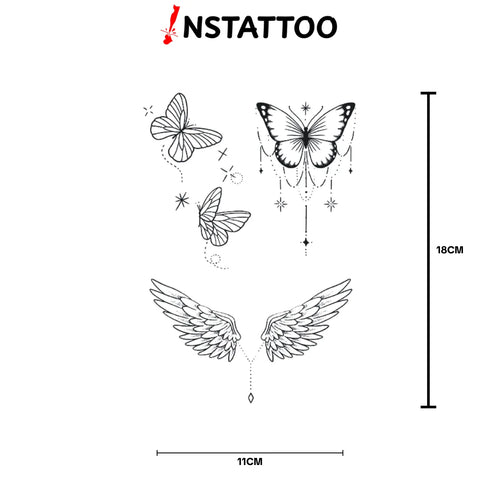 (4 Dövme) Tatlı Paketi IV - Yarı Kalıcı Dövme