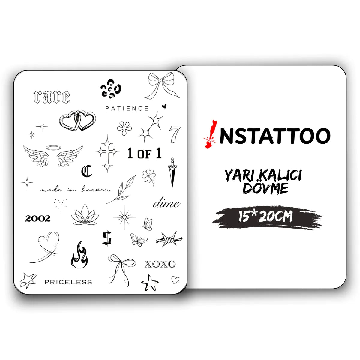 (Özel) XOXO - Yarı Kalıcı Dövme