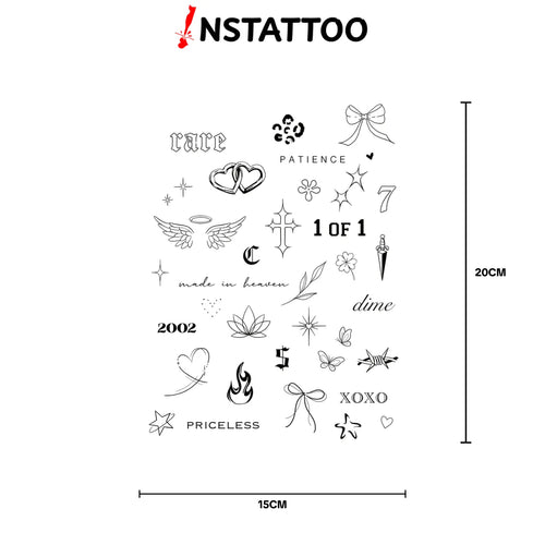 (Özel) XOXO - Yarı Kalıcı Dövme