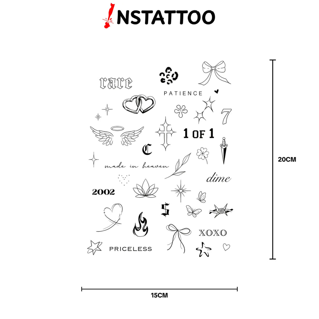 (Özel) XOXO - Yarı Kalıcı Dövme