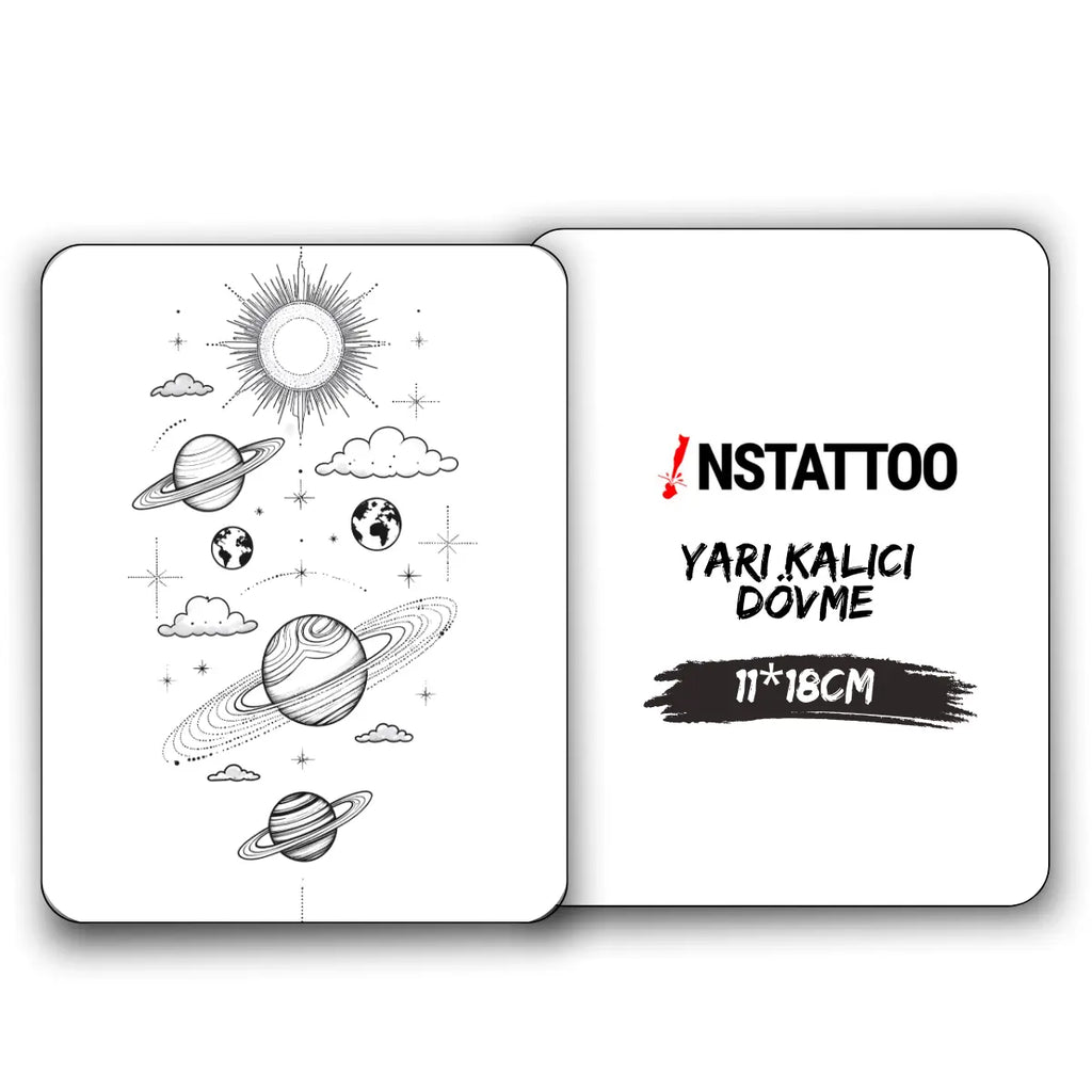 (Özel) Andromeda - Yarı Kalıcı Dövme