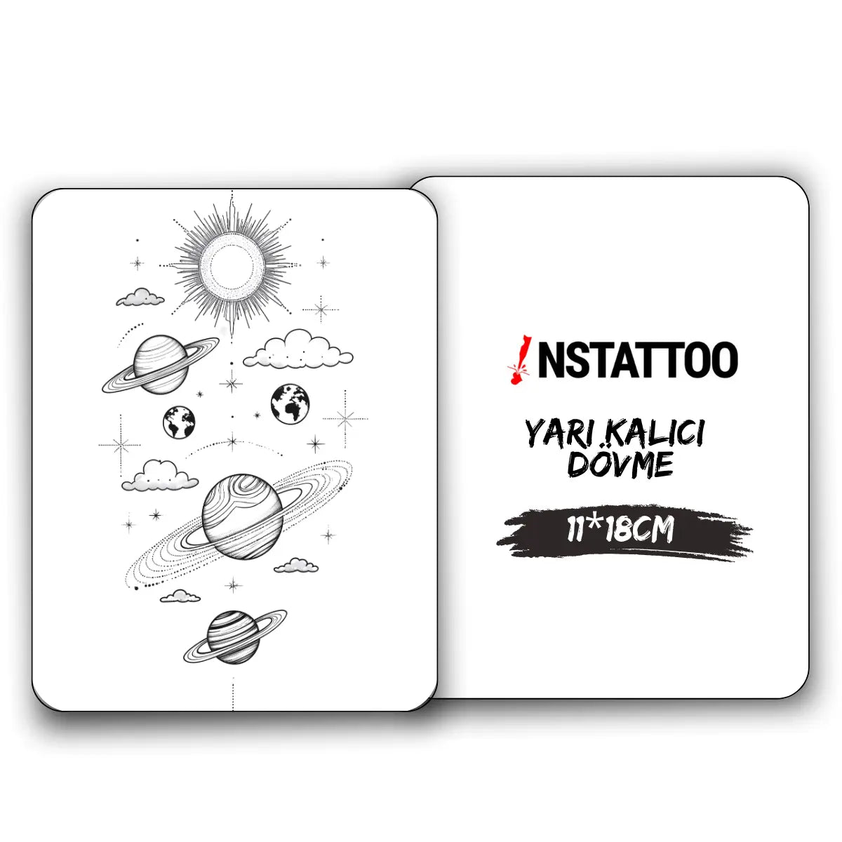 (Özel) Andromeda - Yarı Kalıcı Dövme